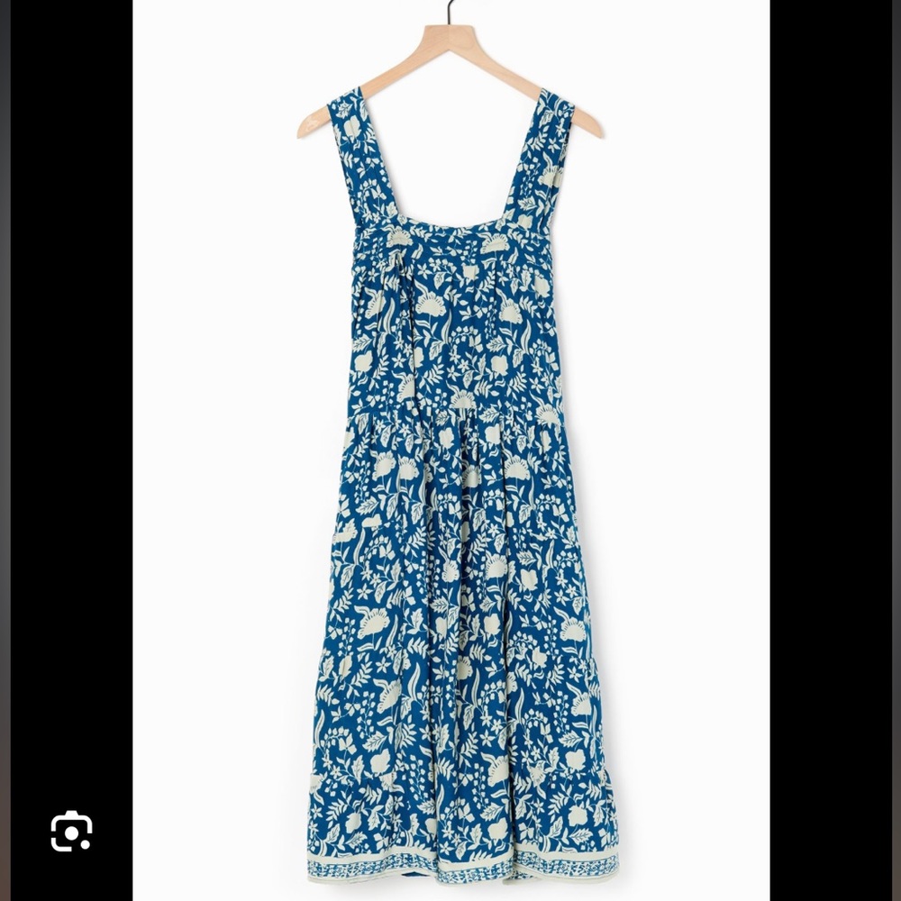 Natalie Martin Silk Jasmine Dress in Shallows